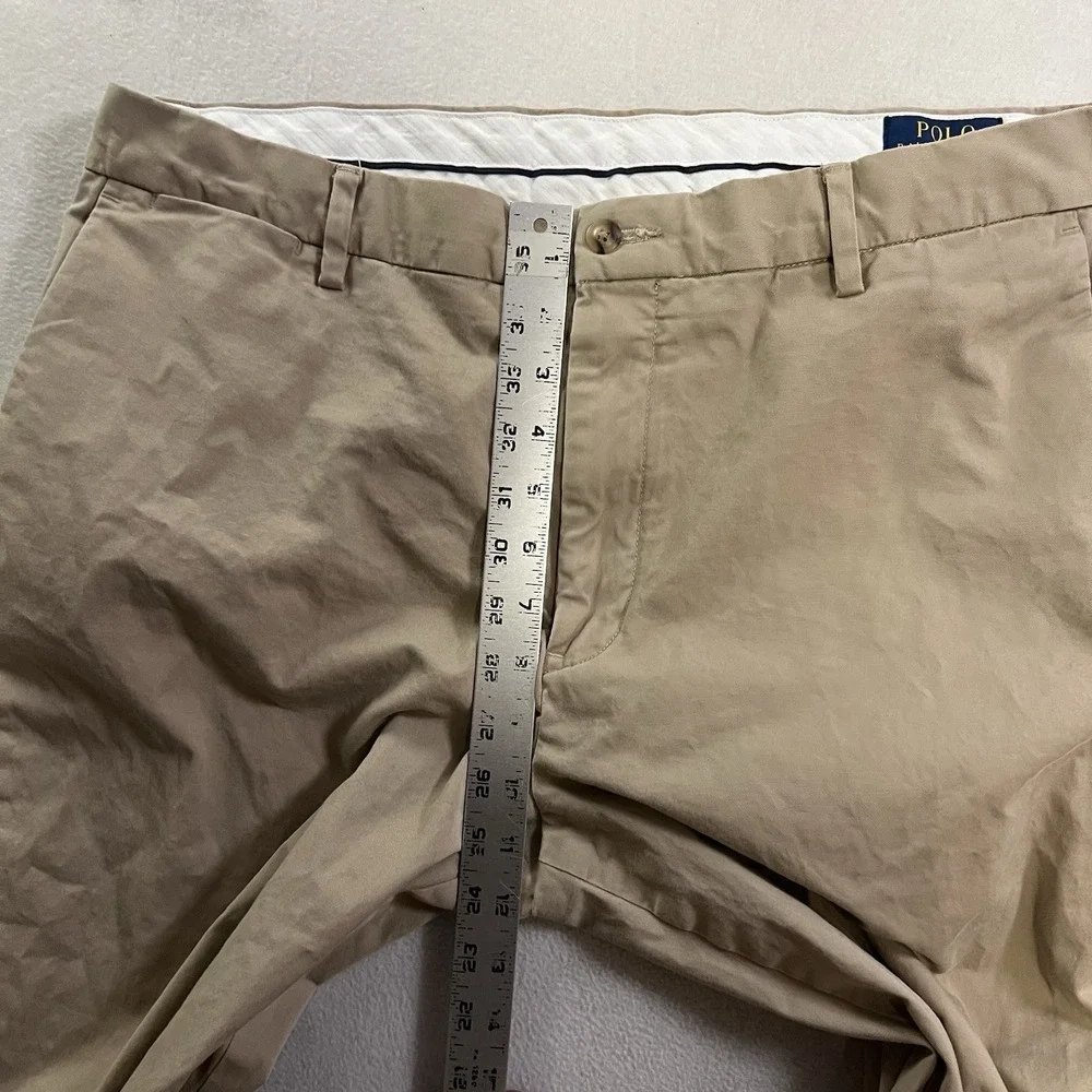 Polo Ralph Lauren Chino Pants Mens 36x30 Beige Khaki Classic Fit Preppy Casual